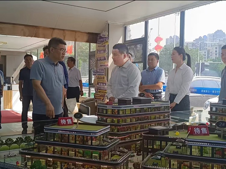 河南通許縣領(lǐng)導(dǎo)一行蒞臨【鼎鑫?幸福滙】考察